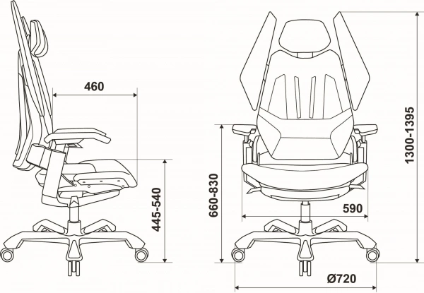 Кресло игровое Knight Aero