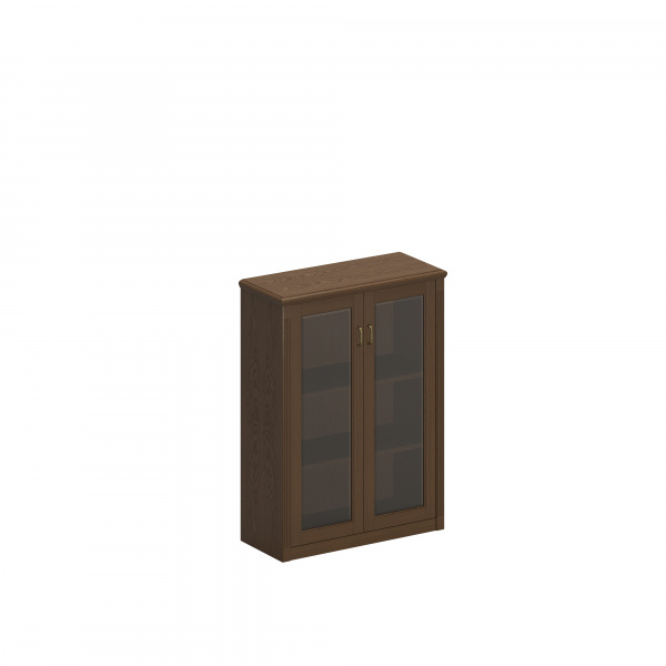 Шкаф для документов средний со стеклянными дверями
